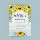 Recherche de douche nuptiale de tournesol bleu invitations Moderne