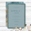 Recherche de plage turquoise invitations Moderne