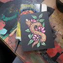Recherche de serpent rose cartes postales Floral
