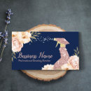 Recherche de fleurs bleues cartes visite Professionnel