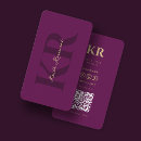Recherche de monogramme manuscrit cartes visite Professionnel