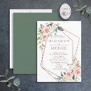 Recherche de rose pêche mariage invitations Pour elle