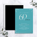 Recherche de turquoise anniversaire invitations Élégant