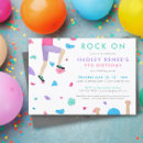 Recherche de fille rock invitations Fête d'anniversaire