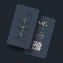 Recherche de bleu foncé cartes visite Professionnel