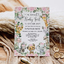 Recherche de baby shower fille invitations Jungle