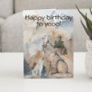 Recherche de loup anniversaire cartes Animal