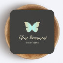 Recherche de papillon turquoise cartes visite Boutique