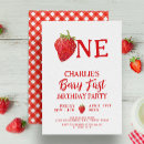 Recherche de fraises rouges invitations Fille