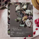 Recherche de gris foncé invitations Floral
