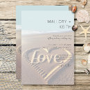 Recherche de plage coeur invitations Océan