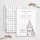 Recherche de de hibou de fille anniversaire invitations Aquarelle