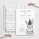 Recherche de pâques un certain lapin invitations Aquarelle