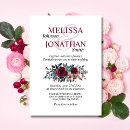 Recherche de merlot mariage invitations Rouge