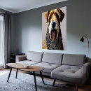 Recherche de art airedale posters Animal de compagnie