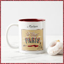 Recherche de paris vintage tasses Tour de eiffel