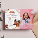 Recherche de equestre anniversaire invitations Aquarelle