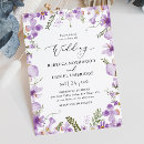 Recherche de lilas mariage invitations Minimaliste