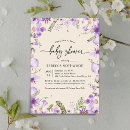 Recherche de mauve baby shower invitations Toute personne