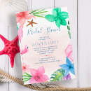 Recherche de tropicale bridal shower invitations Rose
