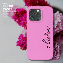 Recherche de orchidée rose iphone coques Monogramme