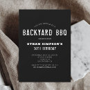 Recherche de de barbecue anniversaire invitations Moderne
