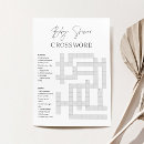 Recherche de mot croisé invitations Casse tête
