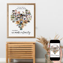 Recherche de coeur romantique posters Anniversaire