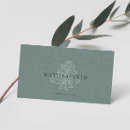 Recherche de cosmétiques de beauté cartes visite Logo