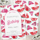 Recherche de watermelon invitations Watercolor