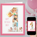 Recherche de 1 anniversaire cartes Fille