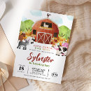 Recherche de farm animal anniversaire invitations Anniversaire de la ferme