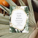 Recherche de tropical greenery mariage invitations Été