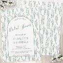 Recherche de unique bridal shower invitations Botanique