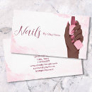 Recherche de nail artist cartes visite Parties scintillant