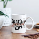 Recherche de crâne classiques tasses Typographie