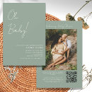 Recherche de qr code baby shower invitations Chic boho