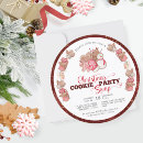 Recherche de cookie exchange invitations Rouge