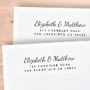 Recherche de cursive étiquettes adresse retour Noir et blanc