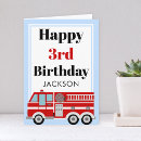Recherche de pompier anniversaire cartes enfants