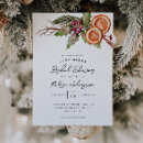 Recherche de christmas bridal shower invitations Mistletoe