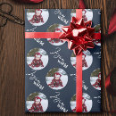 Recherche de noël pour enfants papier cadeau Bleu