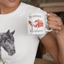 Recherche de cheval drôle tasses Café
