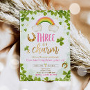 Recherche de trèfle de trois feuilles invitations Shamrock