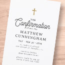 Recherche de elegant confirmation invitations Catholique