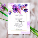 Recherche de bleu mariage invitations Violet