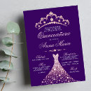 Recherche de mauve anniversaire invitations Scintille