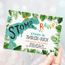 Recherche de rapports invitations Dinosaure