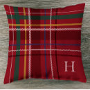 Recherche de monogramme coussins Rouge