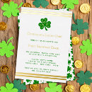 Recherche de lucky one 1ans anniversaire invitations Shamrock